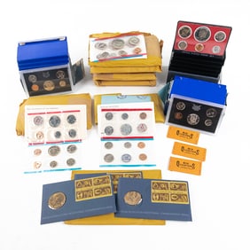 Assorted 1970-1973 US Eisenhower $ Mint Proof Sets