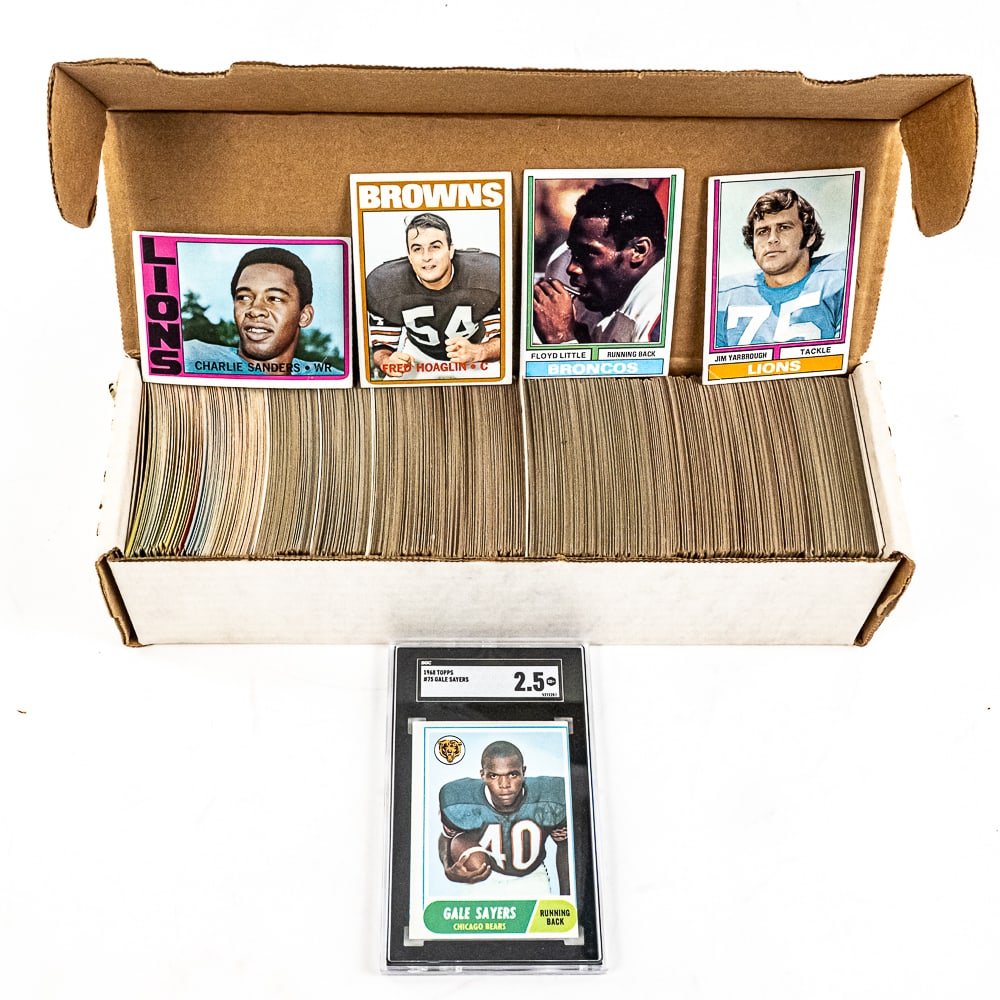 1968 Topps #75 Gale Sayers & 500 +/- Set Fillers (1 of 7)