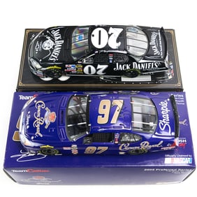 Kurt Busch & Dave Blaney Autographed 1/24 Diecast