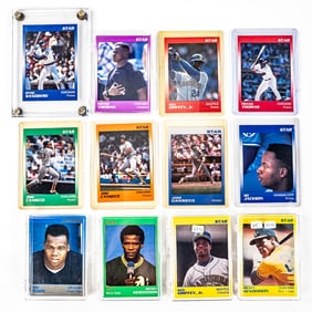 90 Star Griffey Jr & Henderson Glossy /250 Sets ++