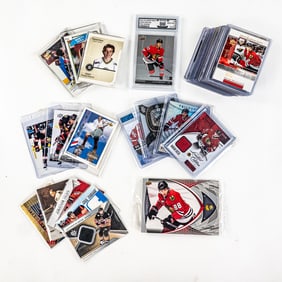 (37) Assorted Chicago Blackhawks RC Relic Cards ++