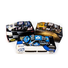 M.Martin D Jarrett & R Wallace Autographed Diecast