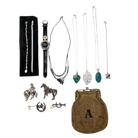 Ladies Assorted Sterling Silver Jewelry & More