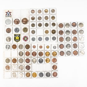 82 Uncirculated Canadian Nat'l Expo 63-67 Tokens