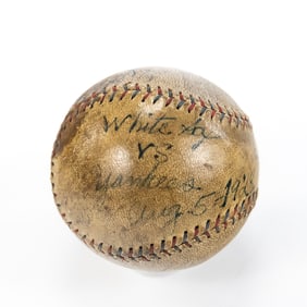 1928 Chicago White Sox v NY Autographed Baseball