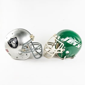 Adult Schutt LA Raiders & Gladiator Jets Helmets