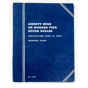 Whitman Morgan Dollar Album w 15 Silver Dollars $1