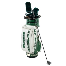 Northwestern Thunderbird Golf Club Set w Bag+