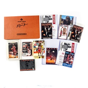 99 Upper Deck 24k 3 Card Set & Jordan Memorabilia