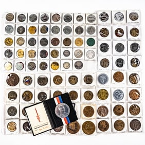 (89) Assorted Czechoslovakia Tokens & Medals