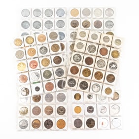 (112)Unc. Assorted Wells Fargo Pony Express Token+