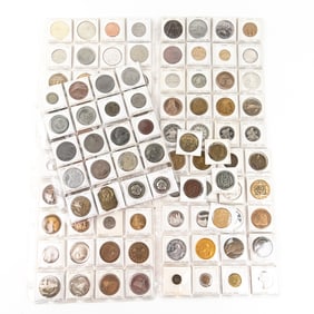 (105) Assorted Unc. Lutheran & Printing Tokens