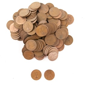 (155) 1960s Great Britain Large Penny 1C