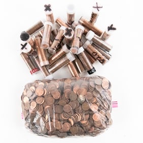 (29)BU-AU Rolls 70s-80s Lincoln Memorial Penny 1C+