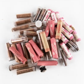 Collection of (50) Assorted Penny Rolls 1970-1986