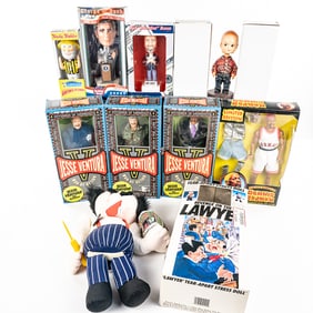 NIB Jesse Ventura Action Figures and More