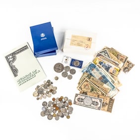 (2)'86 US Prestige Silver Proof (2)'76-S Ike Sets+