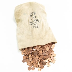 4600 +/- BU AU 1977-D Lincoln Memorial Pennys Cent