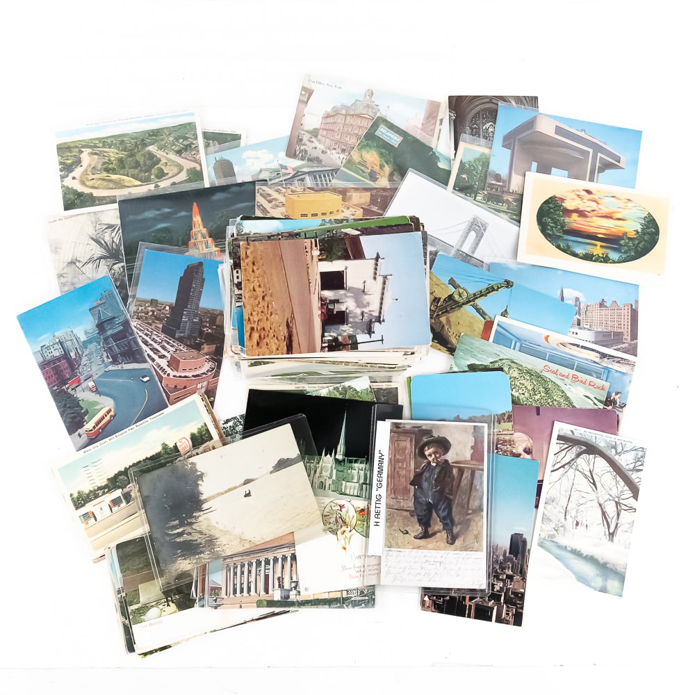(200) Assorted Unsearched Vintage Postcards (1 of 11)