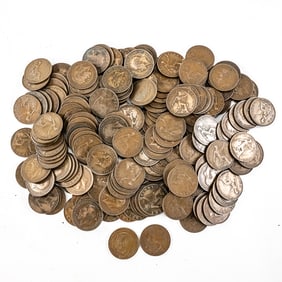 (200) UK Large Cent Pennys 1919-1928 George V 1C