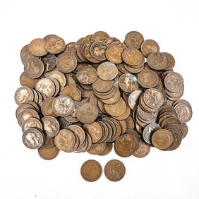 (200) UK Large Cent Pennys 1919-1928 George V 1C