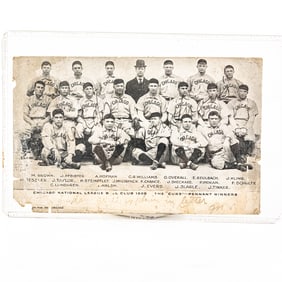 1906 V.O. Hammon Chicago Cubs Post Card Chance+