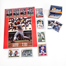 84 Near Complete Fleer MLB Set, Tony Gwynn RC Rose