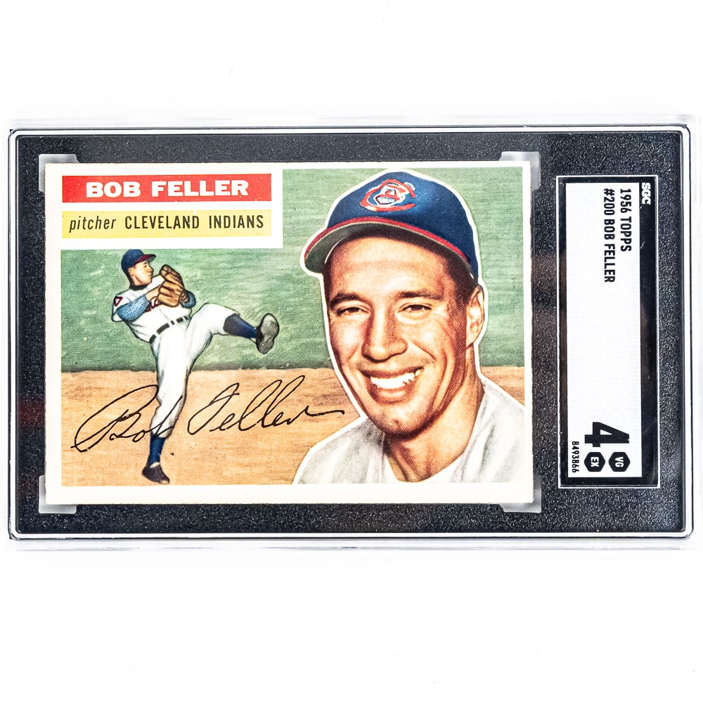1956 Topps #200 Bob Feller SGC 4 (1 of 2)