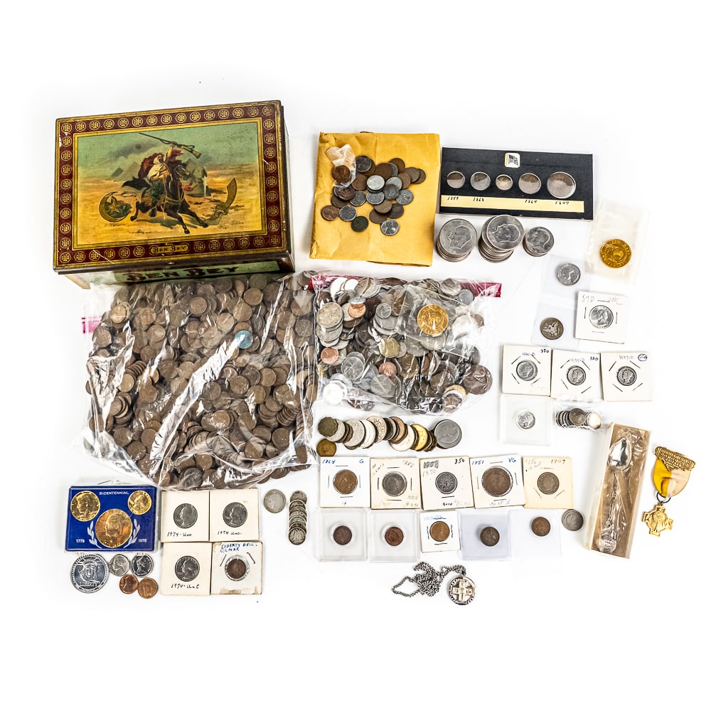 1847 Braided Large Cent 1858 Flying Eagle & More (1 of 15)