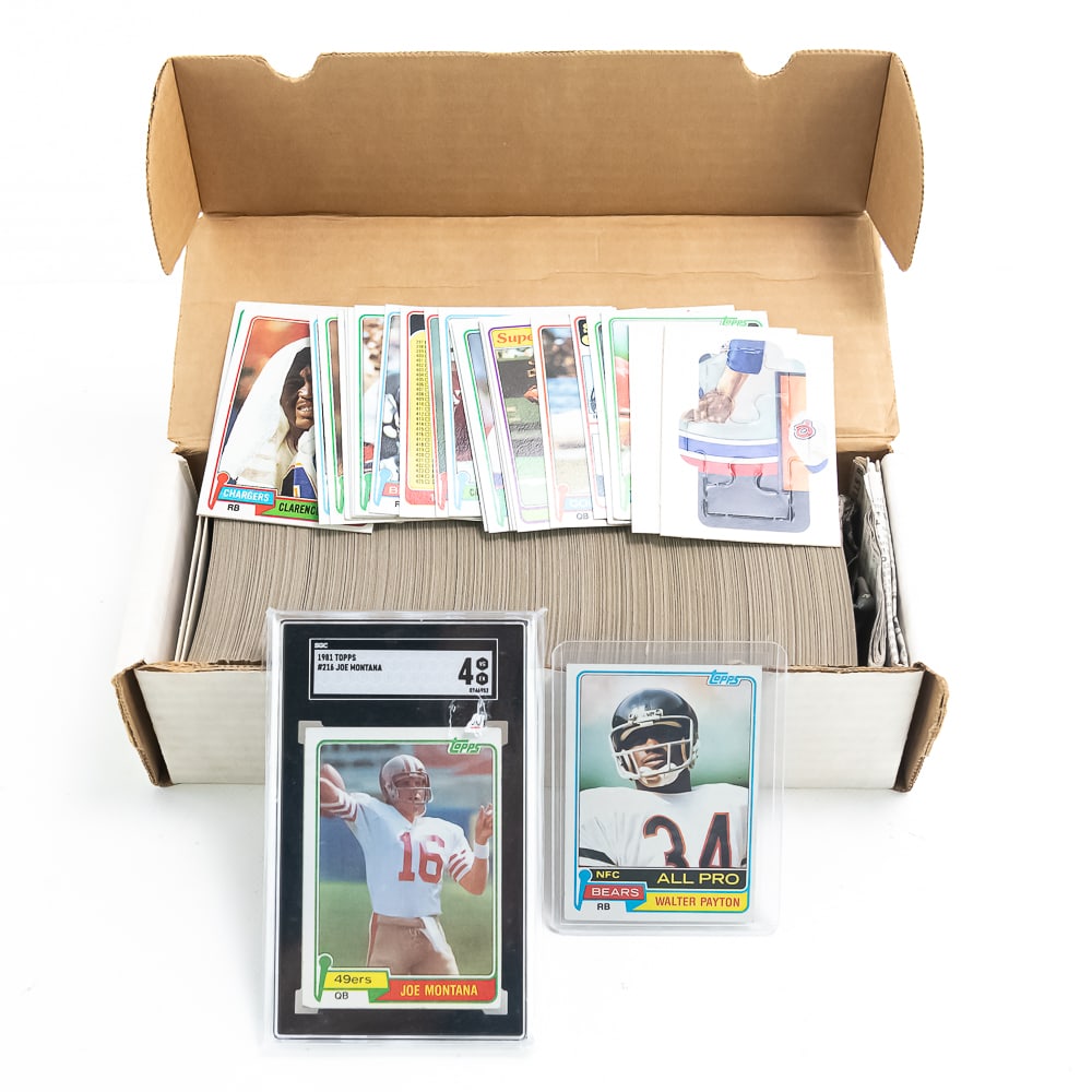 1981 Topps NFL complete set Montana SGC 4 (1 of 5)