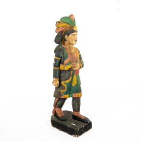 Cigar Store Advertising Wood Indian