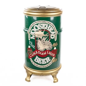 White Frost Round Moosehead Beer Cooler
