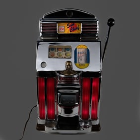 Jennings 25 Cent Light Up Sun Chief Slot Machine