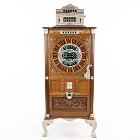 Mills 25c "Dewey" Floor Model Upright Slot Machine