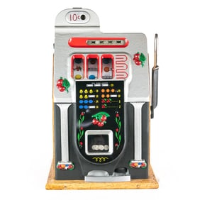 Mills 10 Cent Cherry Half Top Slot Machine