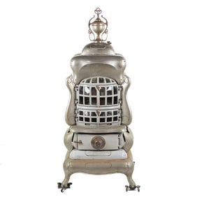 'Columbian Art' Cast Iron Base Burner Parlor Stove