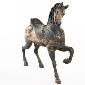 Dentzel Carved Wood Carousel Horse