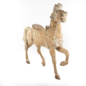 Carved Wood PTC 70 Carousel Horse