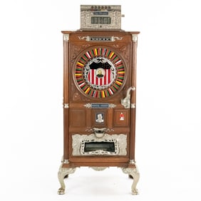 Mills 5 Cent "Musical Dewey" Slot Machine
