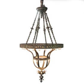 Large Chandelier from The Goodman Auditorium