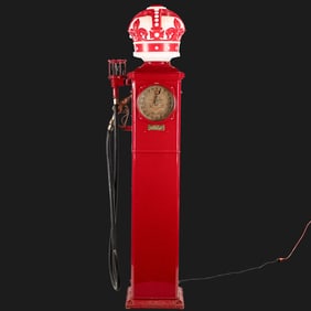 Rare National "APEX" Clock Face Gas Pump