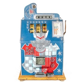 Mills 5 Cent "Castle Front" Slot Machine