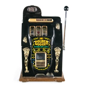 Coin Op 1 Cent Mills Golden Nugget Golden Slot