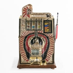 Coin Op Mills One Cent War Eagle Slot Machine