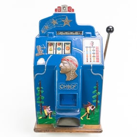 Jennings 10 Cent 4-Star Chief Slot Machine