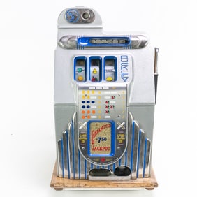 Buckley 5 Cent Chris-Cross Chrome Deluxe Slot