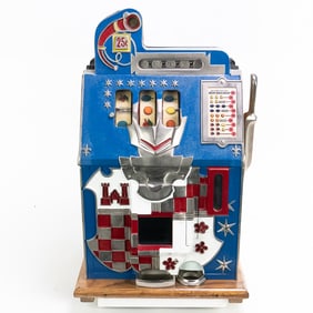 Mills 25 Cent Castle Front Slot Machine