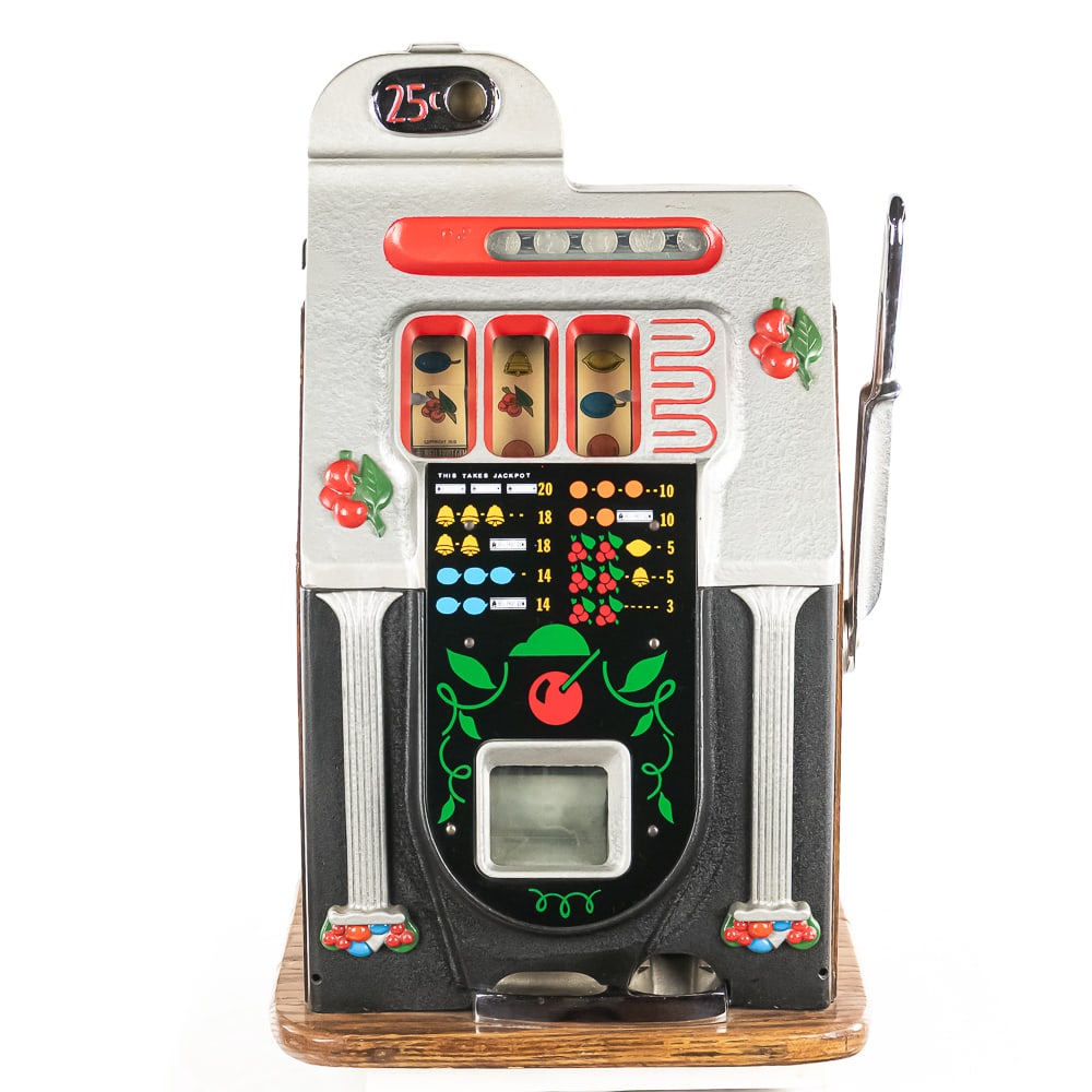 Mills 25 Cent Golden Falls Slot Machine (1 of 11)