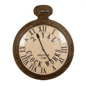 Clock & Watch Makers Wood Trade Sign