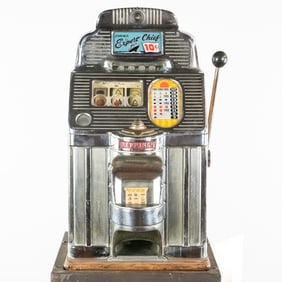Jennings 10 Cent Export Chief Slot Machine